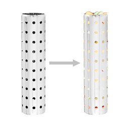 Sapdispenser - 3x 7,5 liter - Roestvrij staal