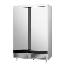 Холодильна шафа з нержавіючої сталі PREMIUM - GN 1/1 - 1200 л - –2…+8 °C - з 2 дверима - динамічне охолодження, автоматичне розморожування, R290