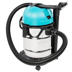 Wet & Dry Vacuum Cleaner – 22 L Stainless Steel - 1050–1250 W - 4 Nozzles - Made in Italy