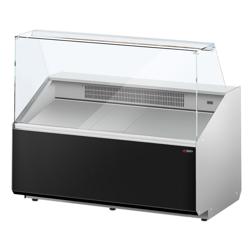 Koeltoonbank - 1256x979mm - 262 liter - front zwart