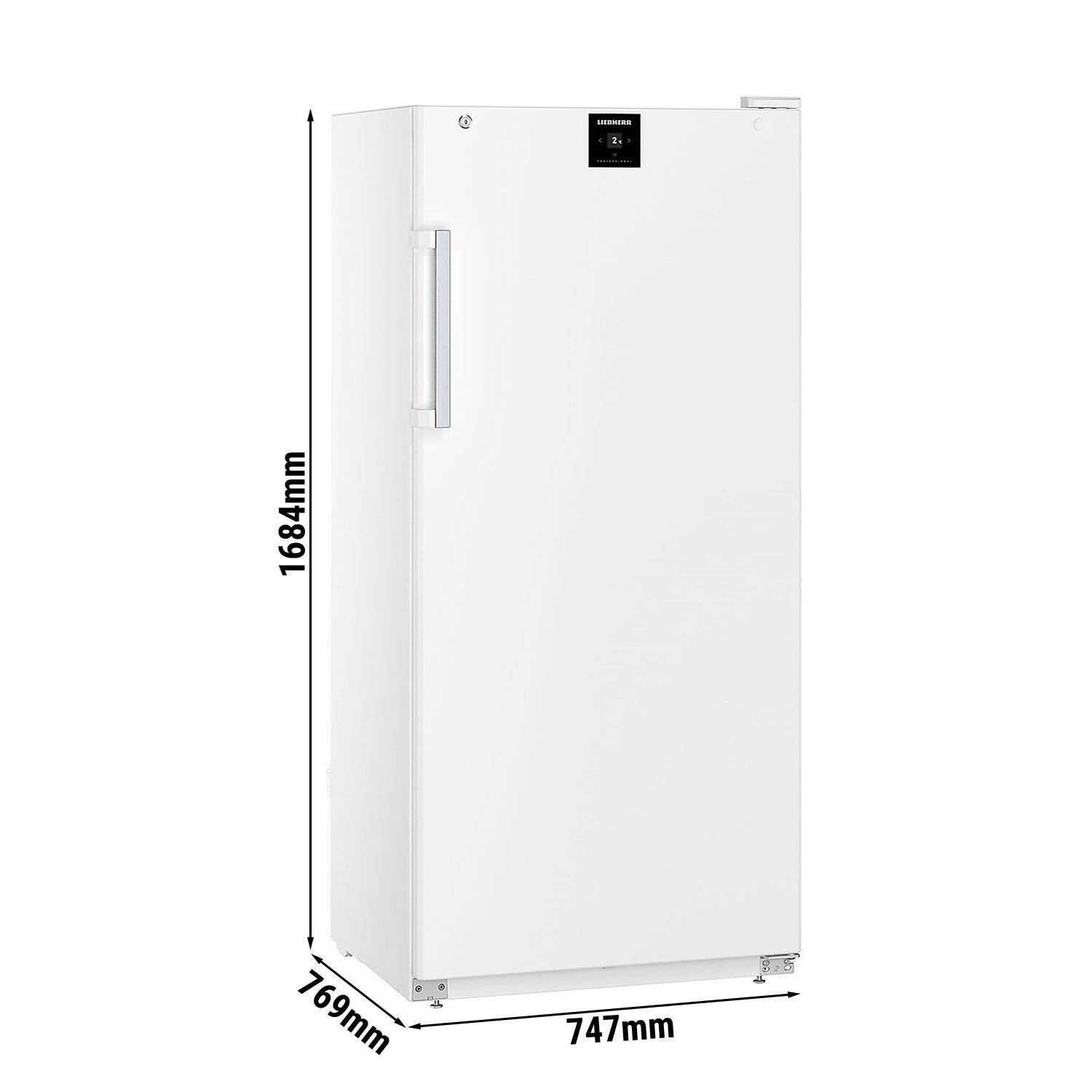LIEBHERR | Réfrigérateur de boulangerie PERFORMANCE – EN 600 × 400 – 496 litres – intérieur en plastique – avec 1 porte – Blanc