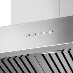 Hotte aspirante plasma - 1200 mm - efficacité de purification de l’air 96 % - avec commande Soft Touch, moteur, filtre et lampe