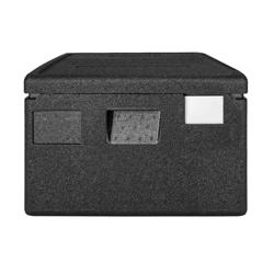CAMBRO | Cam GoBox® Toploader – EN 60×40 – Black lid – 690×490×270 mm – 4h temperature hold