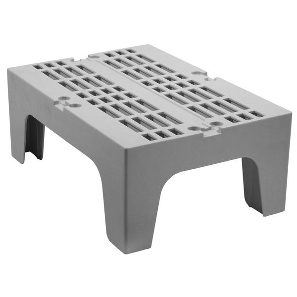 CAMBRO | S Series Heavy-Duty Dunnage Rack – Slotted Surface – 760×533×300 mm – Grey Speckled