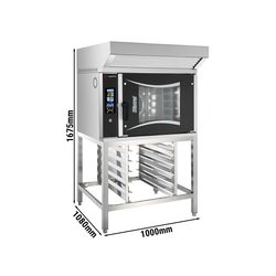Bakkerij elektrische combisteamer - Touch - 6x EN 60x40 - incl. afzuigkap & wassysteem