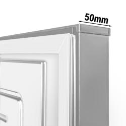 Congelatore a conservazione in acciaio inox ECO - 200 litri - con 1 porta - interno della porta in plastica