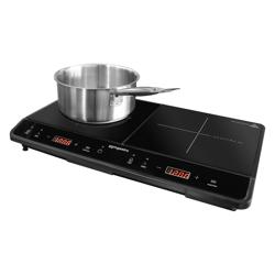 (2 stuks) Inductiekookplaat - 2-delig - 605x360x63mm - 3,5 kW - 2 kookzones rond