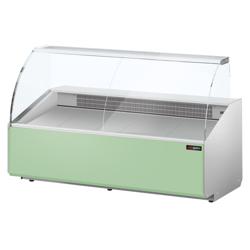 Kühltheke - 2500mm - Frontblende Hellgrün