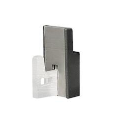 (2 kom) Kutna povezujuća kopča E - eloksirani aluminij - 53x58x33 mm - kompatibilno sa serijom SILAS