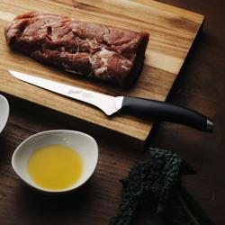 BERKEL | Teknica Professional Boning Knife – Black Resin Handle – 160 mm Blade – 3 mm Steel