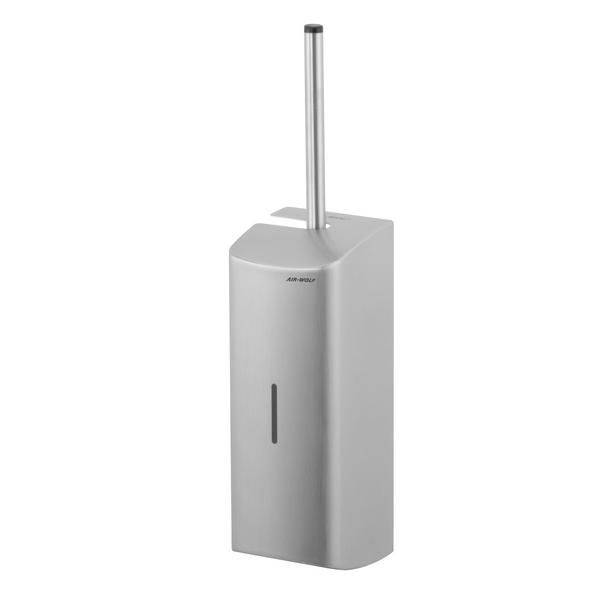 AIR-WOLF | Porte-brosse WC avec façade fermée -  inox