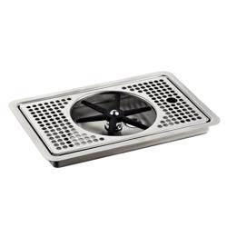 Rince-verre encastrable avec grille de protection