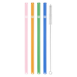 ZWILLING | SORRENTO - Pajitas de vidrio - rectas - de colores