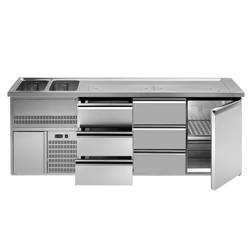Biertoog Premium PLUS - 2500x700mm - 1 deur & 6 laden