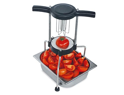 Cortador de tomates manual - 6 secciones - Acero inoxidable
