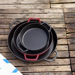 STAUB | PANS - Paellapan - Ø 340mm - Gietijzer - Zwart