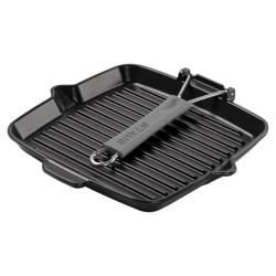 STAUB | SARTENES GRILL - Sartén grill - 240x240mm - Hierro fundido - Negro