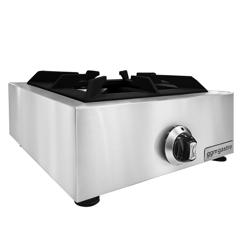 Ipari gáztűzhely - asztali - összteljesítmény: 5,5 kW - 1 égős - 700-as - 400x400x165 mm
