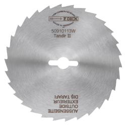 F. DICK® | lamă de tăiere - Ø100mm - zimțată - pentru TANDIR II - 100mm
