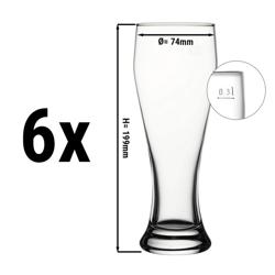 (6 pcs) Verre à bière - BEER SPECIALS - 300 ml