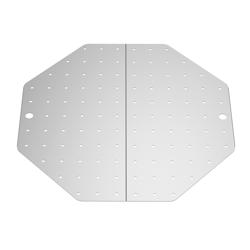 Vaschetta raccogligocce per griglia kebab - acciaio inox | con colino/sieve - compatibile con DOK4