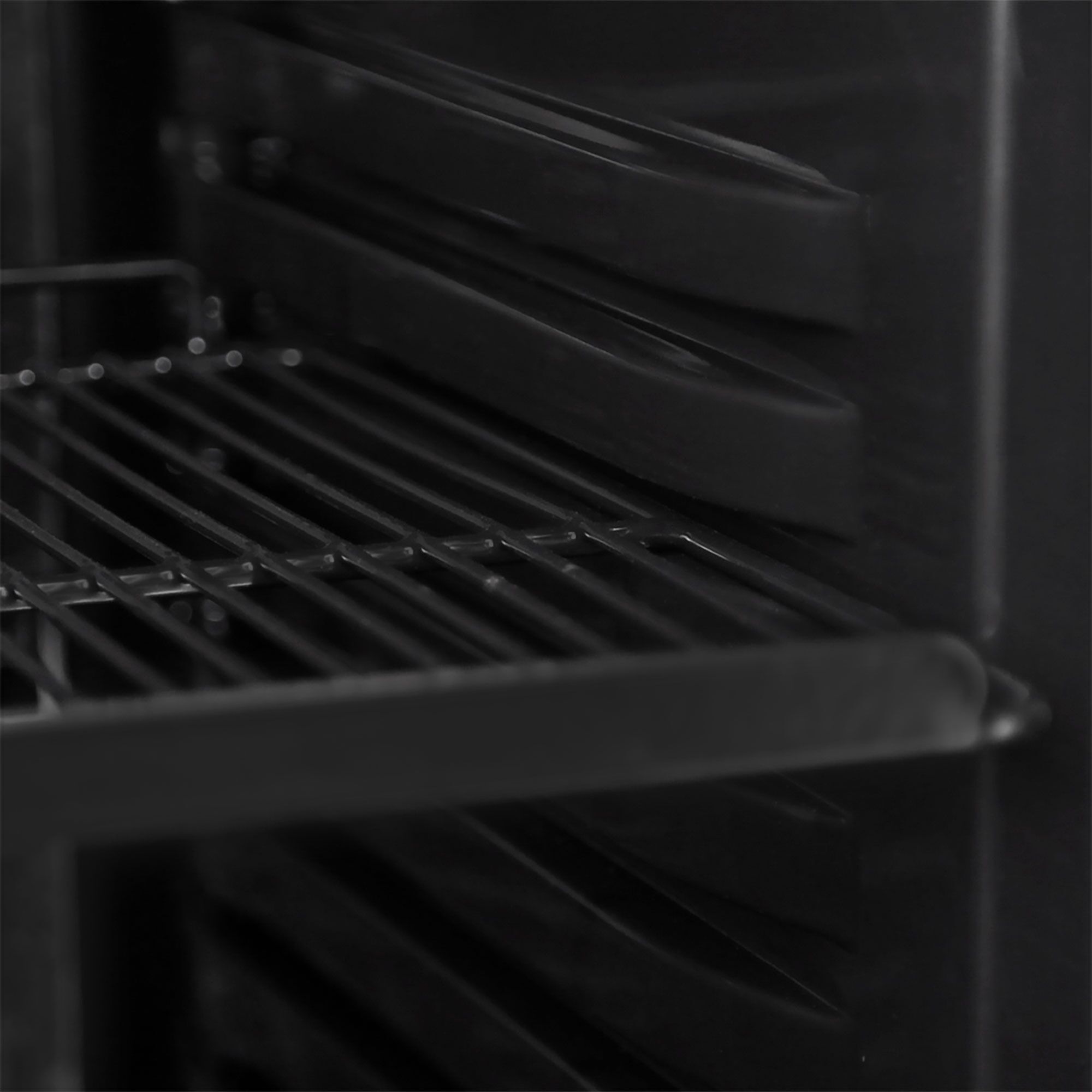 Getränkekühlschrank - 345 Liter - rahmenloses Design - 1 Glastür & farbigem LED-Licht