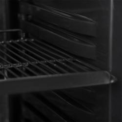Drankenkoelkast - 595mm - 345L - 1 glasdeur & LED-interieurverlichting - zwart