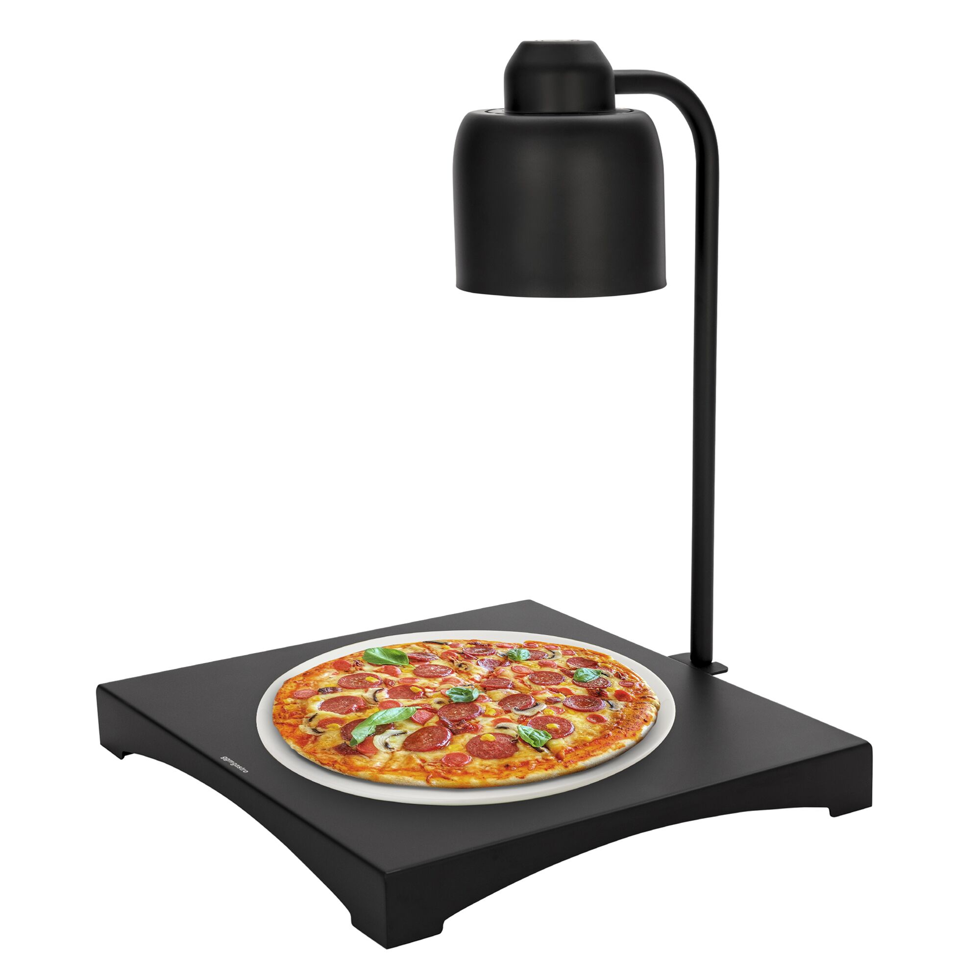 Lampe chauffante infrarouge de buffet – 250 watts – carrée – Noir