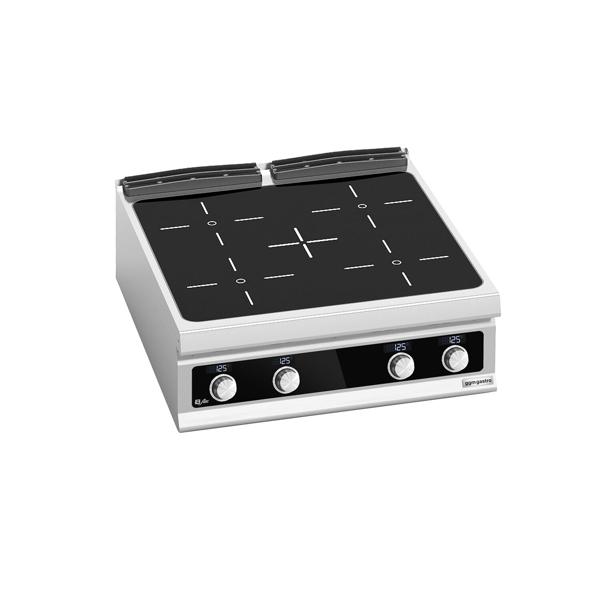 Kuchnia ceramiczna - 16kW - 4 pola grzewcze - z panelem cyfrowym (LCD) - nastawna