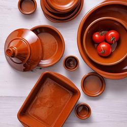 (6 Stück) CLASSICO - Tapas Buttertopf - Ø 50mm 50 ml- Braun