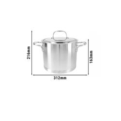 DEMEYERE | ATLANTIS 7 – Marmite avec couvercle – Ø 200 mm – en inox