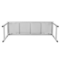 Mesa de trabajo de acero inoxidable | central - 2000x600mm