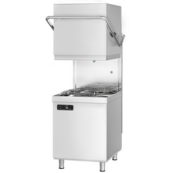 Lave-vaisselle à capot - Manuel - 6,52 kW - avec pompe à détergent- & à produit de rinçage        