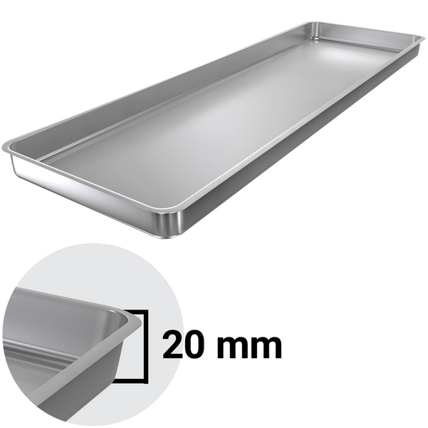 Сервировочный поднос  с бортиком - 80 x 25 x 2 см