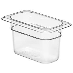 (6 stuks) CAMBRO | Camview® - Copolymeer Gastronormbak 1/9 - Helder - Hoogte: 100mm - BPA-Vrij
