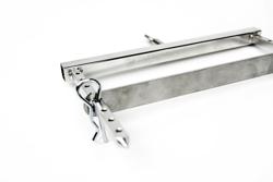 Escapada dupla - 84x198x61mm - Aço inoxidável - com pegador em plástico - compatível com LGM & LEM