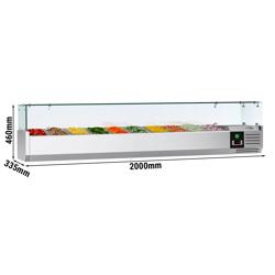 Βιτρίνα Ψύξης / Παρουσίασης PREMIUM - 2000x335 χλσ. - 10x GN 1/4