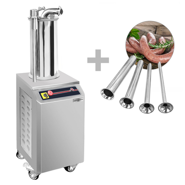 Hidrolik sosis doldurucu - 15 Litre - 750 Watt - Paslanmaz çelik
