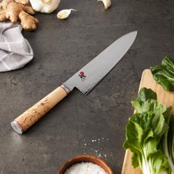 MIYABI | 5000 MCD Gyutoh Chef's Knife 200 mm – Masur Birch - Made in Japan - Flower-Damascus