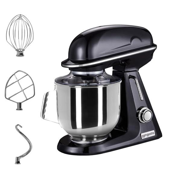 Planet mikser - 7 litre - 350 watt - 3 karıştırma aparatı dahil -mat siyah