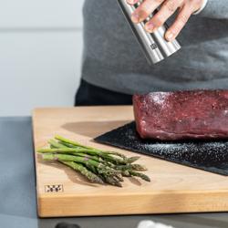 ZWILLING | Solid Beech Wood Chopping Board – 600x400 mm - integrated carry handles