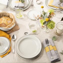 STAUB | DINING LINE - Assiette plate - Ø 220 mm - Céramique - Truffe blanche