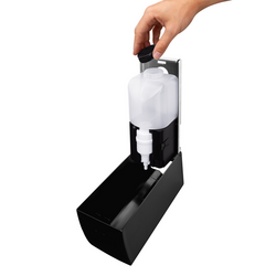 AIR-WOLF | WC-brilreiniger met sensor - 500 ml - Roestvrij staal Mat zwart