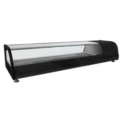 Set Üstü Suşi Teşhir Vitrini - 1395x400x250mm - 6x GN 1/3