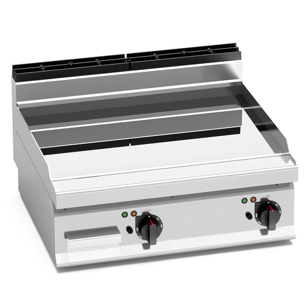 Elektrikli Pleyt Izgara  - 9,6 kW - Pürüzsüz - Parlak Yüzeyli
