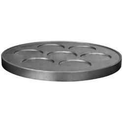 Crepiera a gas - Forma: 7 teglie