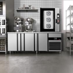 Padaria-Elétrico-Forno combinado - Digital - 12 GN 1/1 ou 12 EN 600x400 - incl. Sistema de lavagem