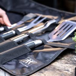 ZWILLING | BBQ Tool Roll Bag – PU, Stores up to 6 Tools