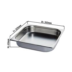 Contenitore GN in acciaio inox 2/3 - Altezza:65 mm