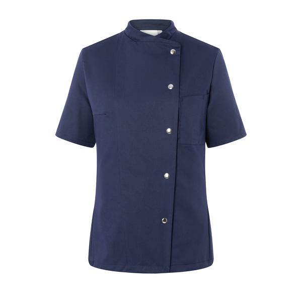 KARLOWSKY | Ladies Chef Jacket Greta – Navy - Size 58 - Short Sleeve - Press-Stud Fastening